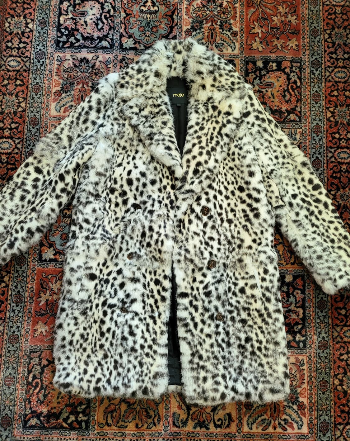마쥬  레오파드 래빗 퍼 도깨비 유인나 님 코트. 퍼쟈켓  상품이미지4
