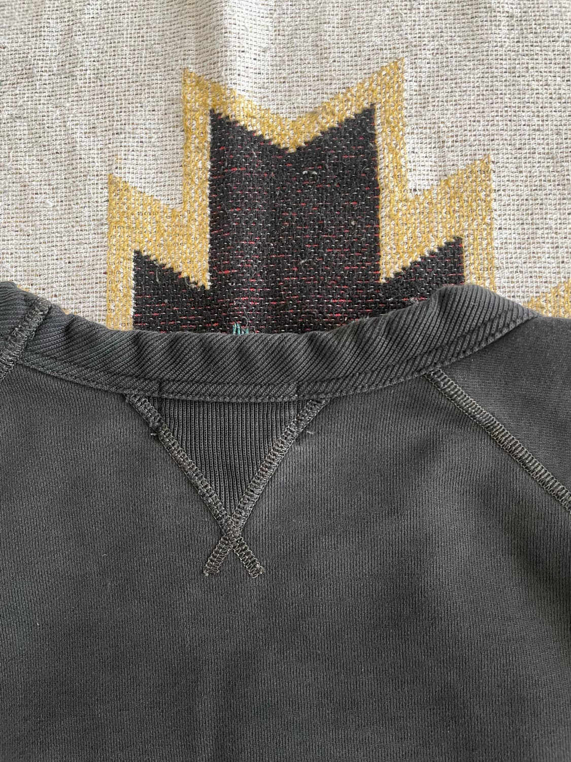 RRL 블랙 프렌치테리 스웻셔츠(L) 상품이미지6