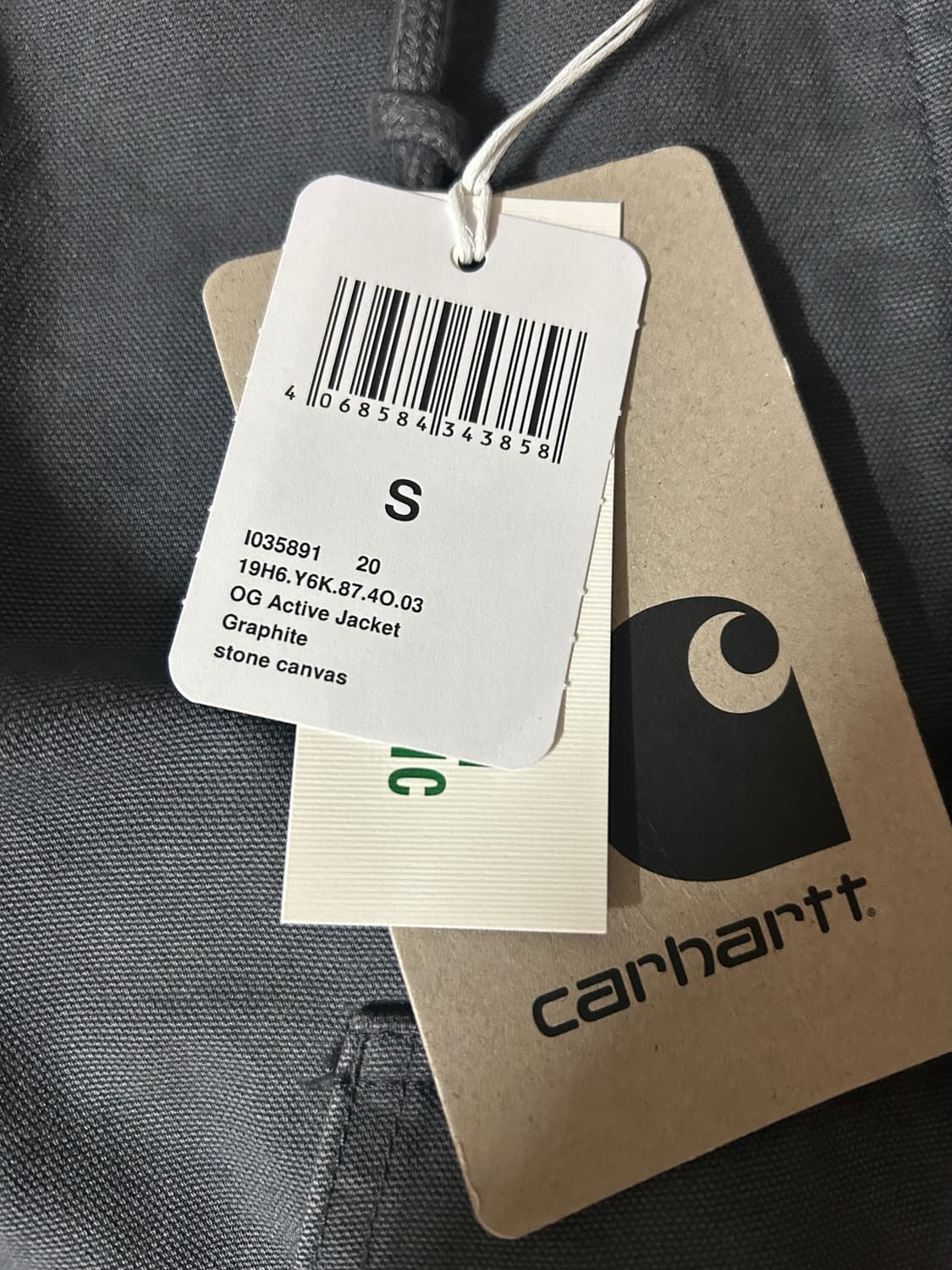 칼하트 wip OG 액티브 자켓 그레파이트 팝니다 상품이미지2