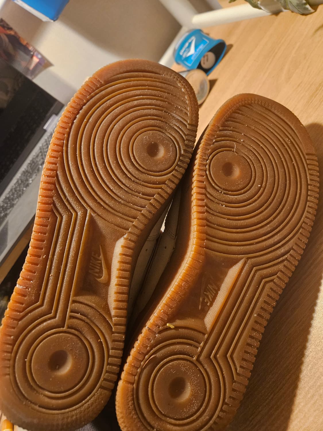 나이키 에어포스1 스웨이드 머쉬룸 된장포스 운동화 상품이미지7