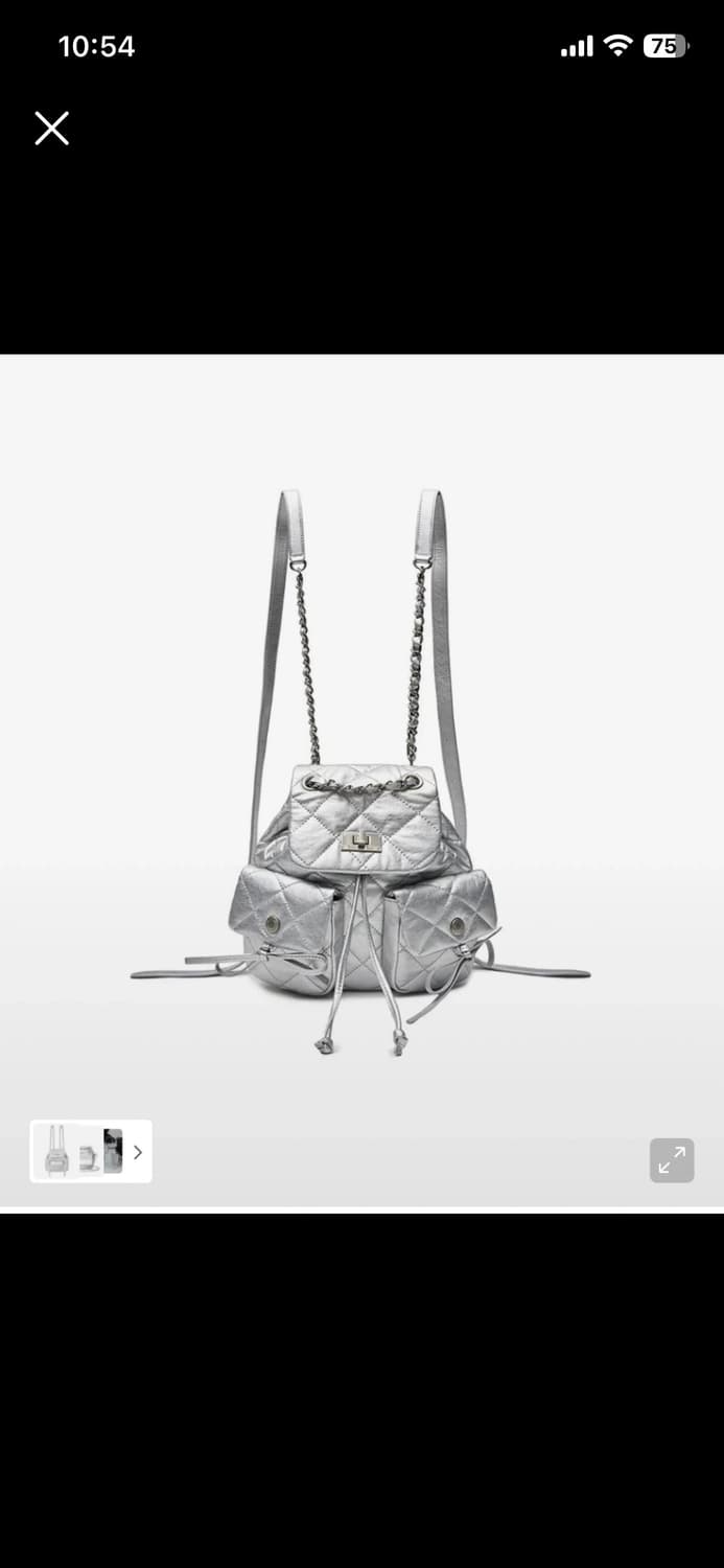 마뗑킴 실버 백팩 상품이미지1