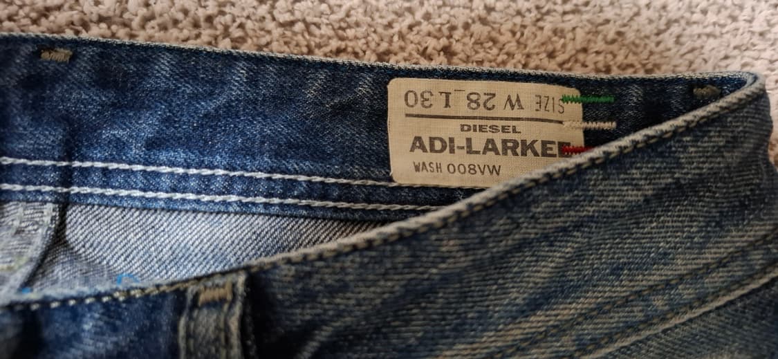디젤 x 아디다스 콜라보 디스트로이드 데님 28 상품이미지6