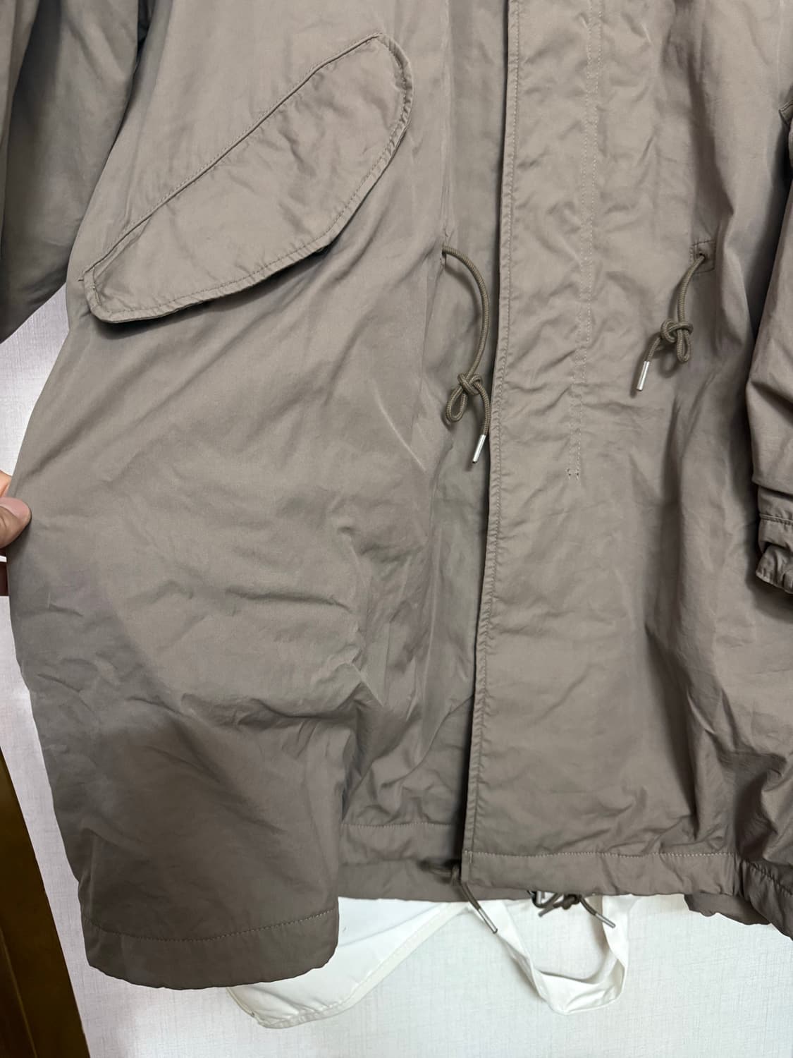 [5]비즈빔visvim 25AW Fishtail 피쉬테일 파카 카키 상품이미지5