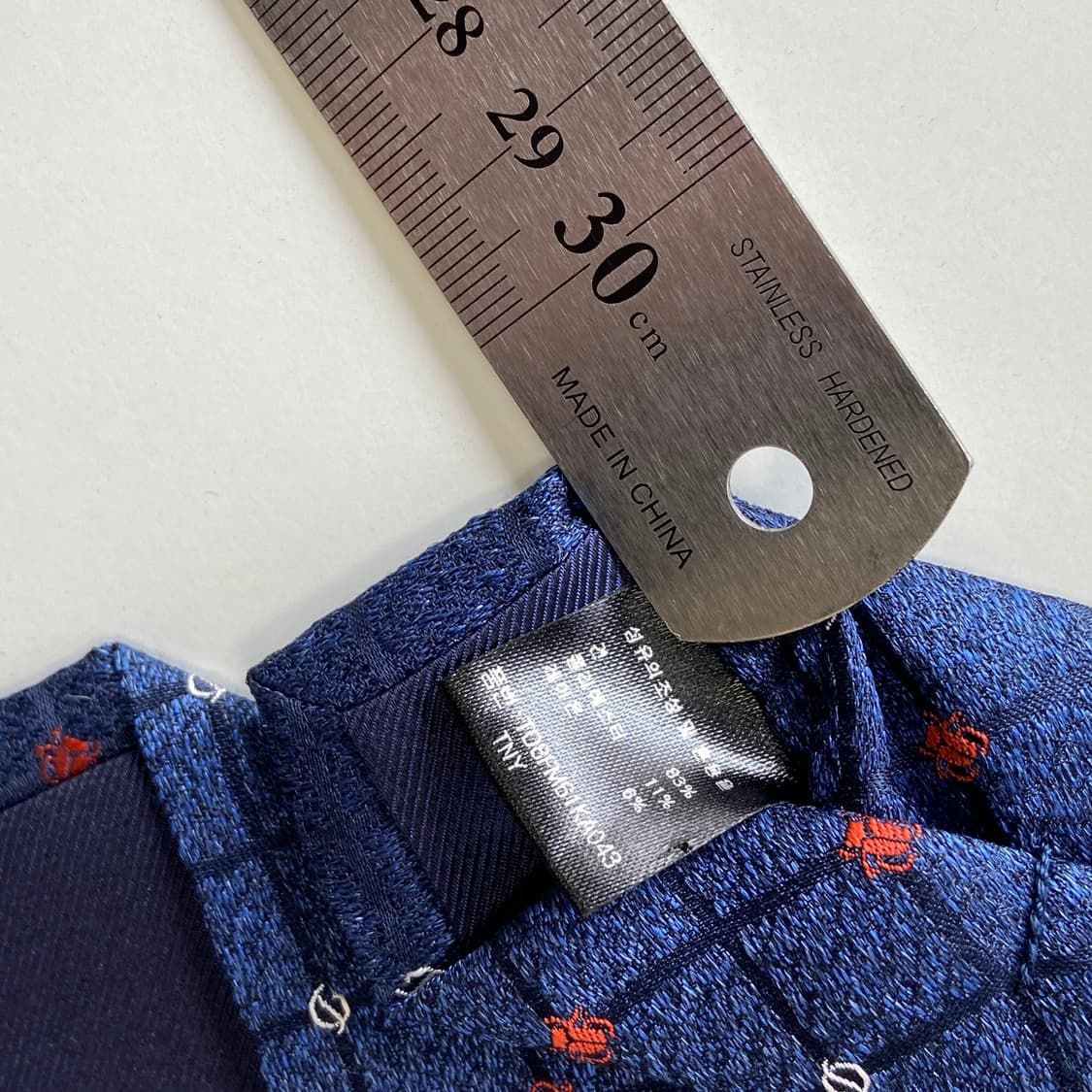 듀퐁(Dupont) 명품 정품 넥타이 7.9cm 상품이미지6