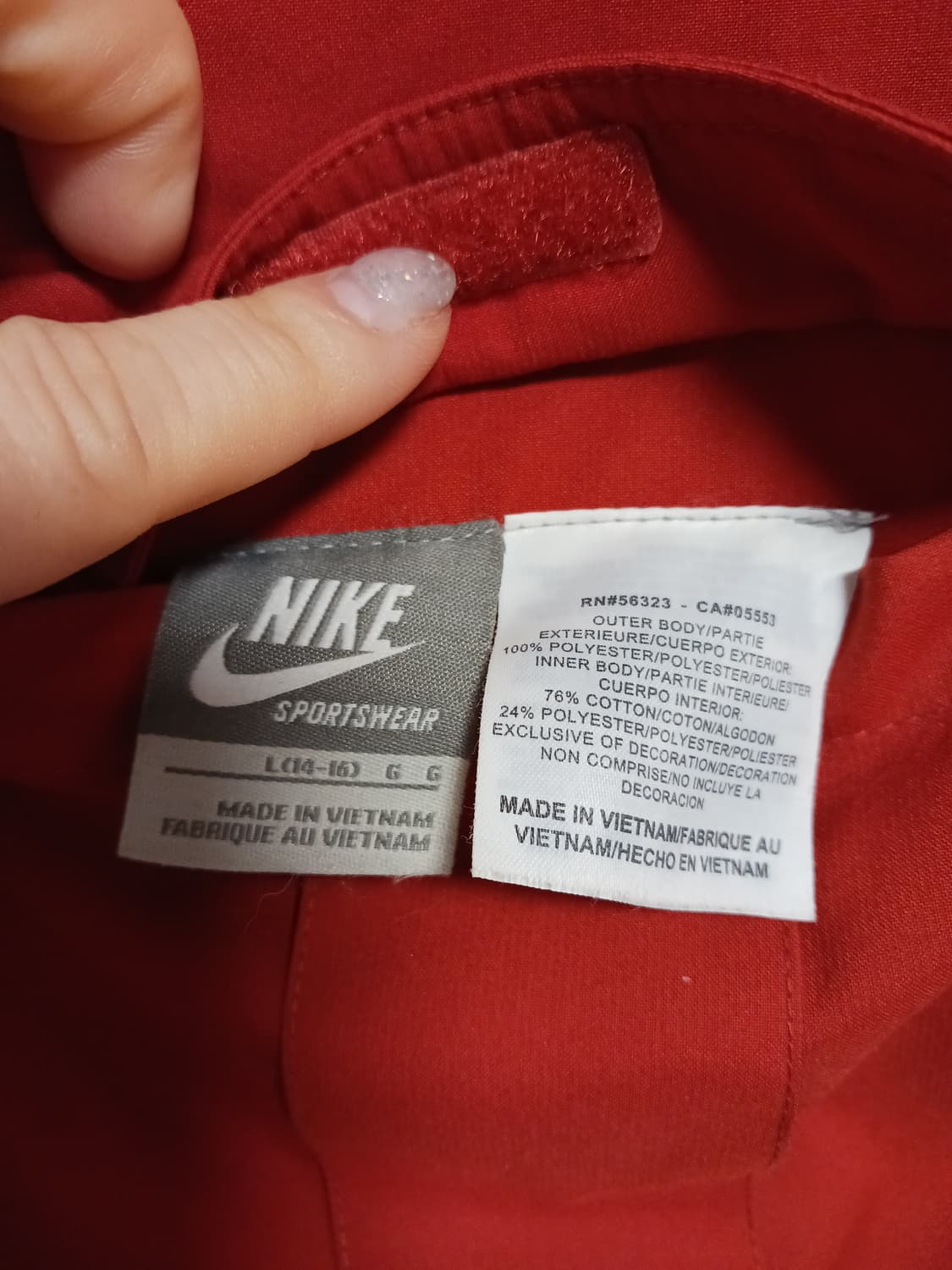 나이키 키즈 여성 리버시블 자켓 상품이미지4