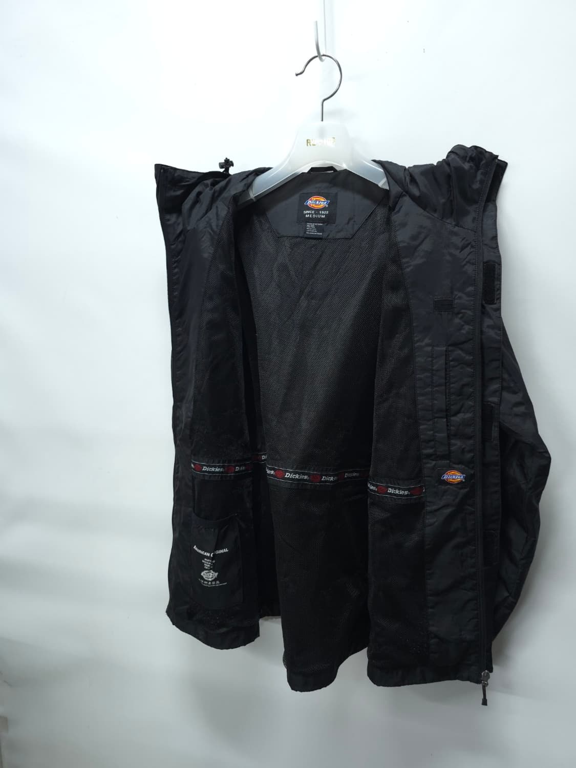 [디키즈] 블랙 후드 바람막이 점퍼 (95 사이즈) 상품이미지10