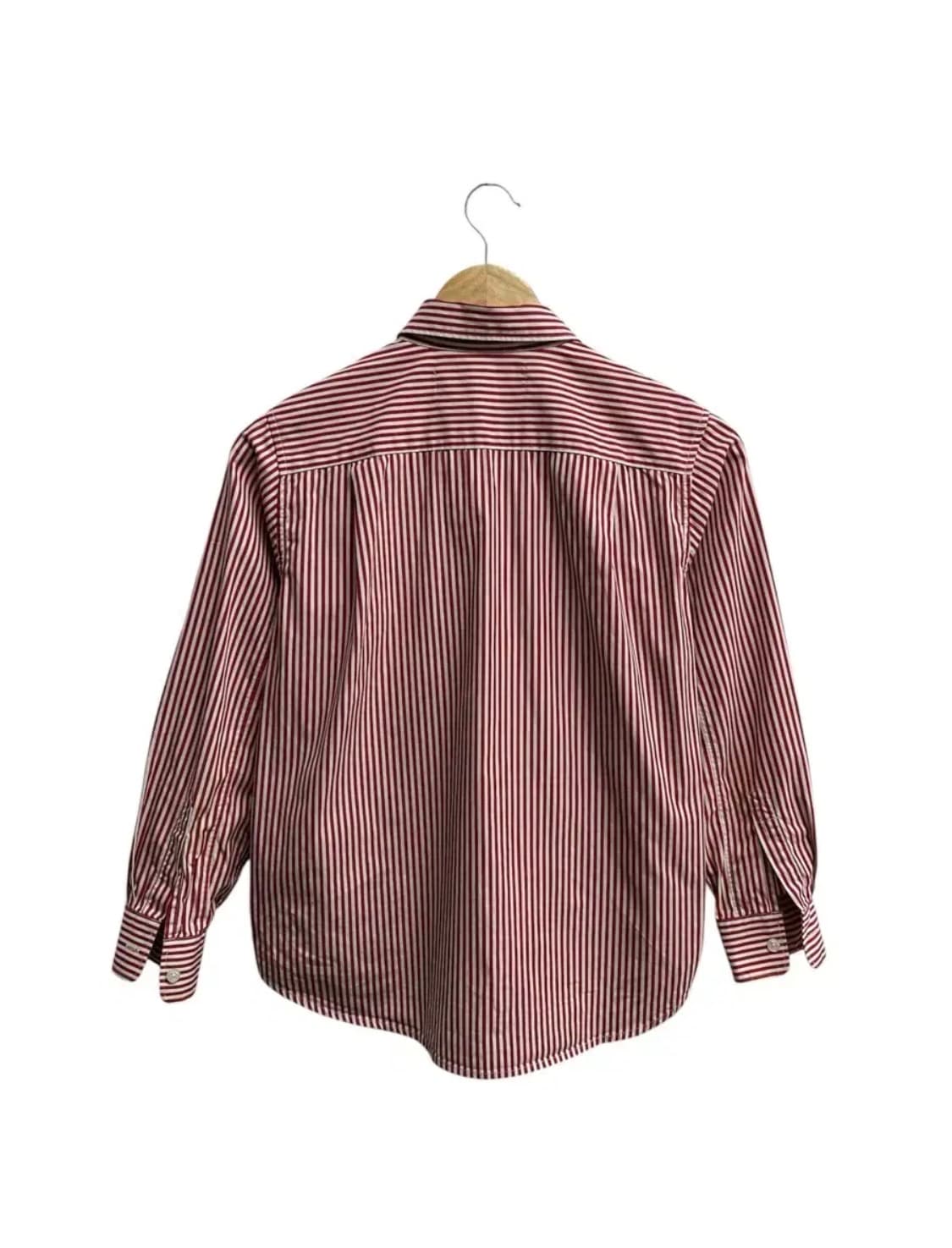 꼼데가르송 레드 스트라이프 셔츠 S 상품이미지3
