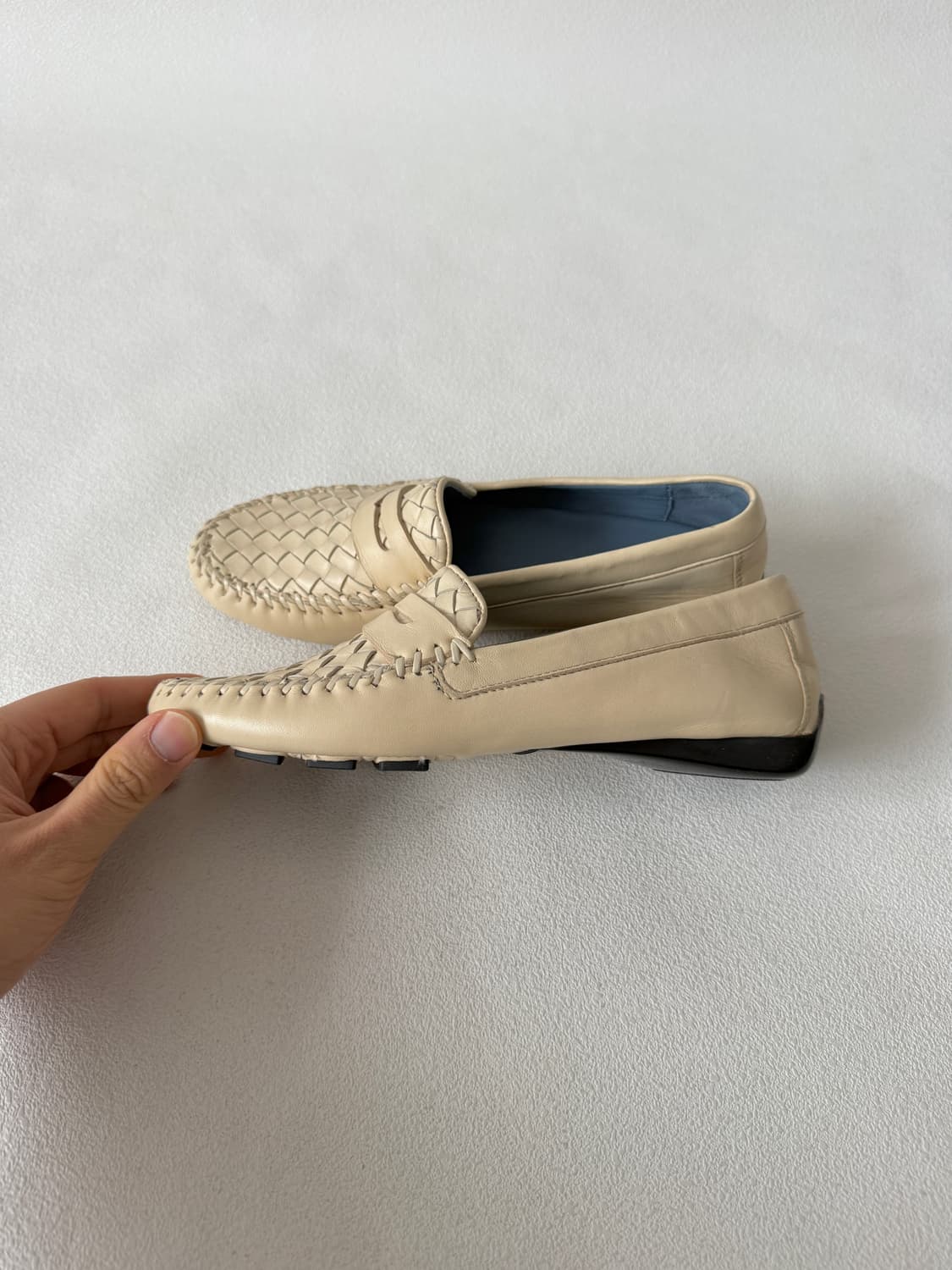 [UK6.5]가이거(GEIGER) 레더 위밍 로퍼(거의 새상품) 상품이미지2