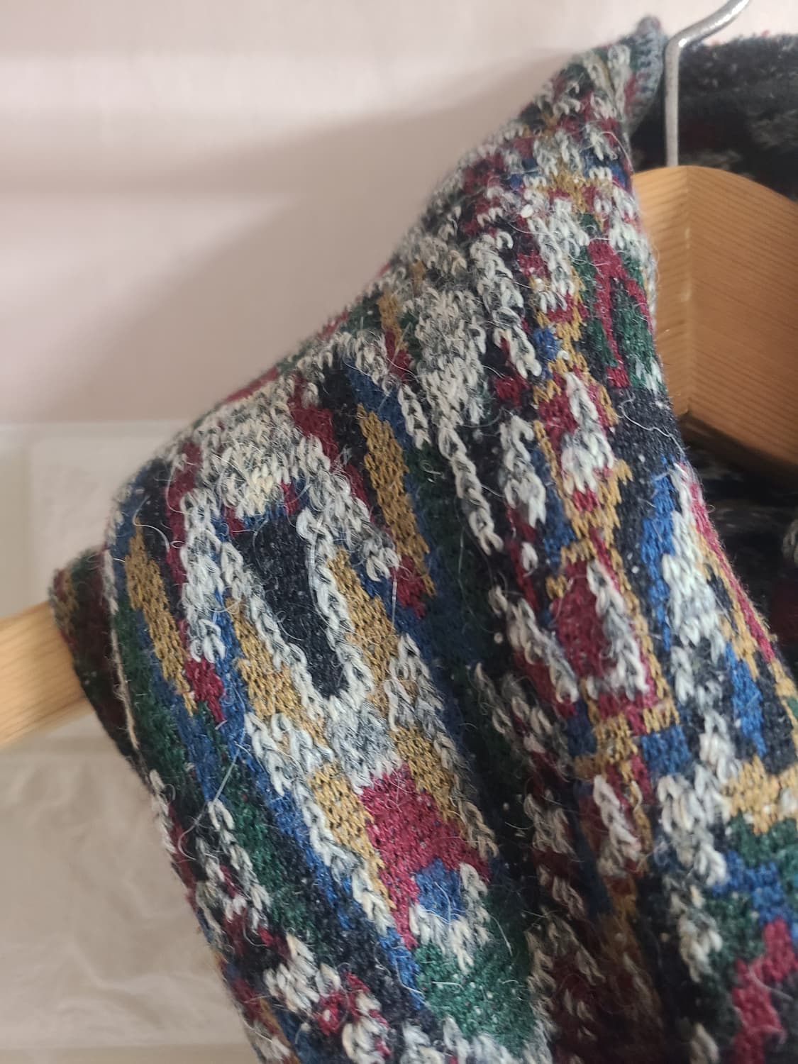 미쏘니 스포츠 패턴 니트 머플러 상품이미지2