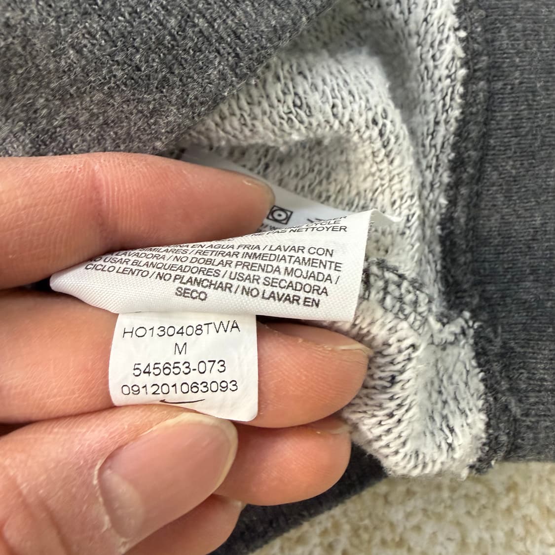 M 나이키 여성 빅로고 후드집업 0121T1 상품이미지7