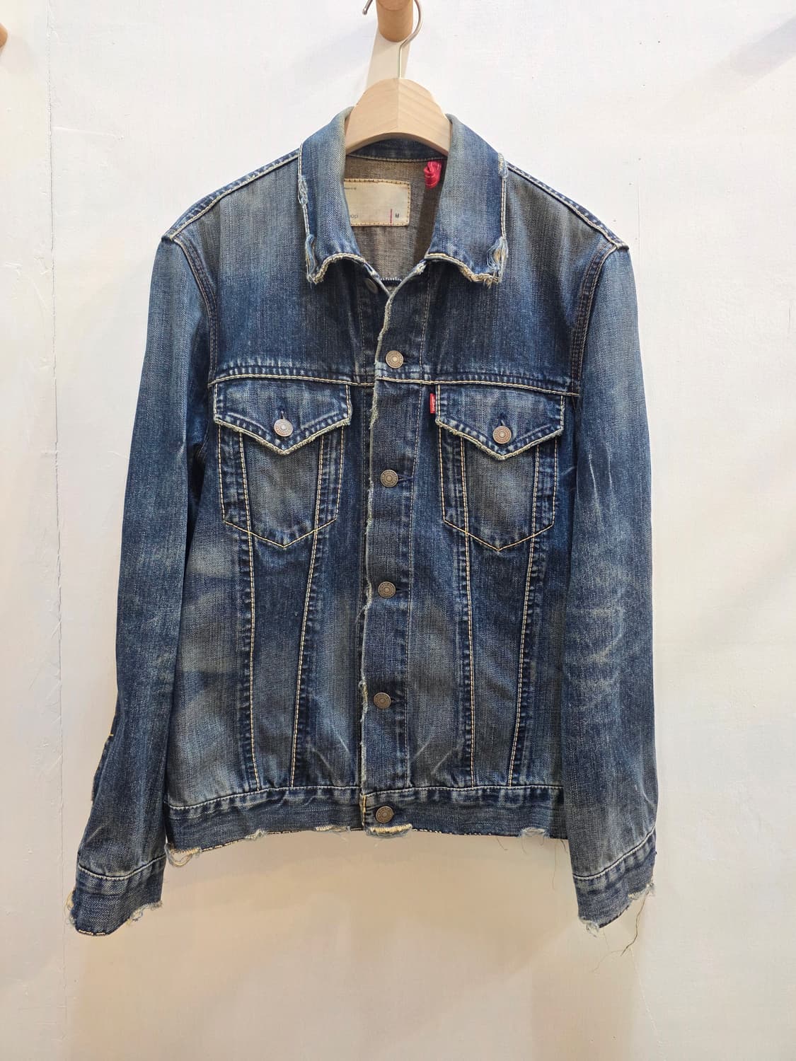 재팬 리바이스 레드룹 새들스티치 M 상품이미지8