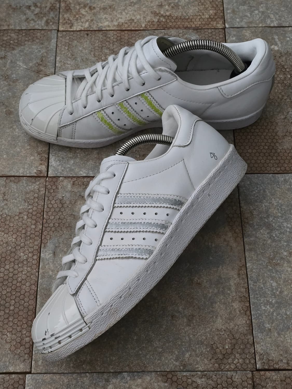 (240)아디다스 슈퍼스타 80s 메탈토 커스텀 상품이미지3