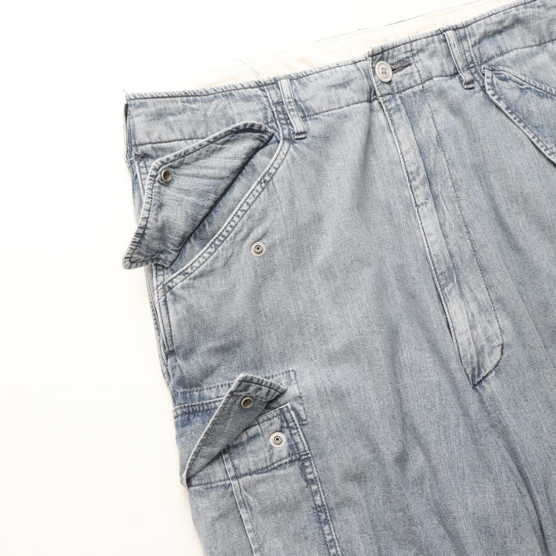 빔즈 BEAMS Big 6 Pocket Denim Cargo Pants 상품이미지8