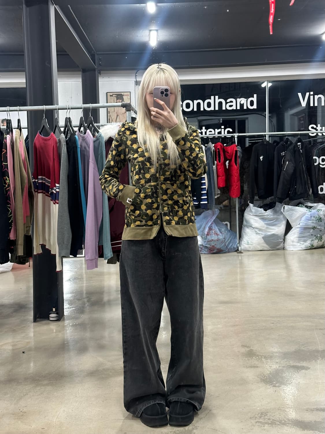  Bape 카모플라쥬 후드 집업 상품이미지2