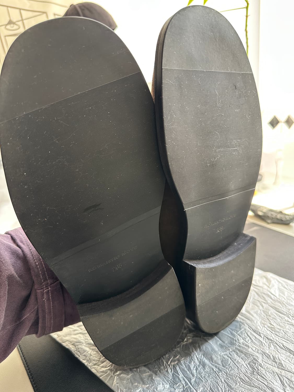 로맨틱무브 뉴 미니멀 스웨이드 로퍼(브라운) 상품이미지7