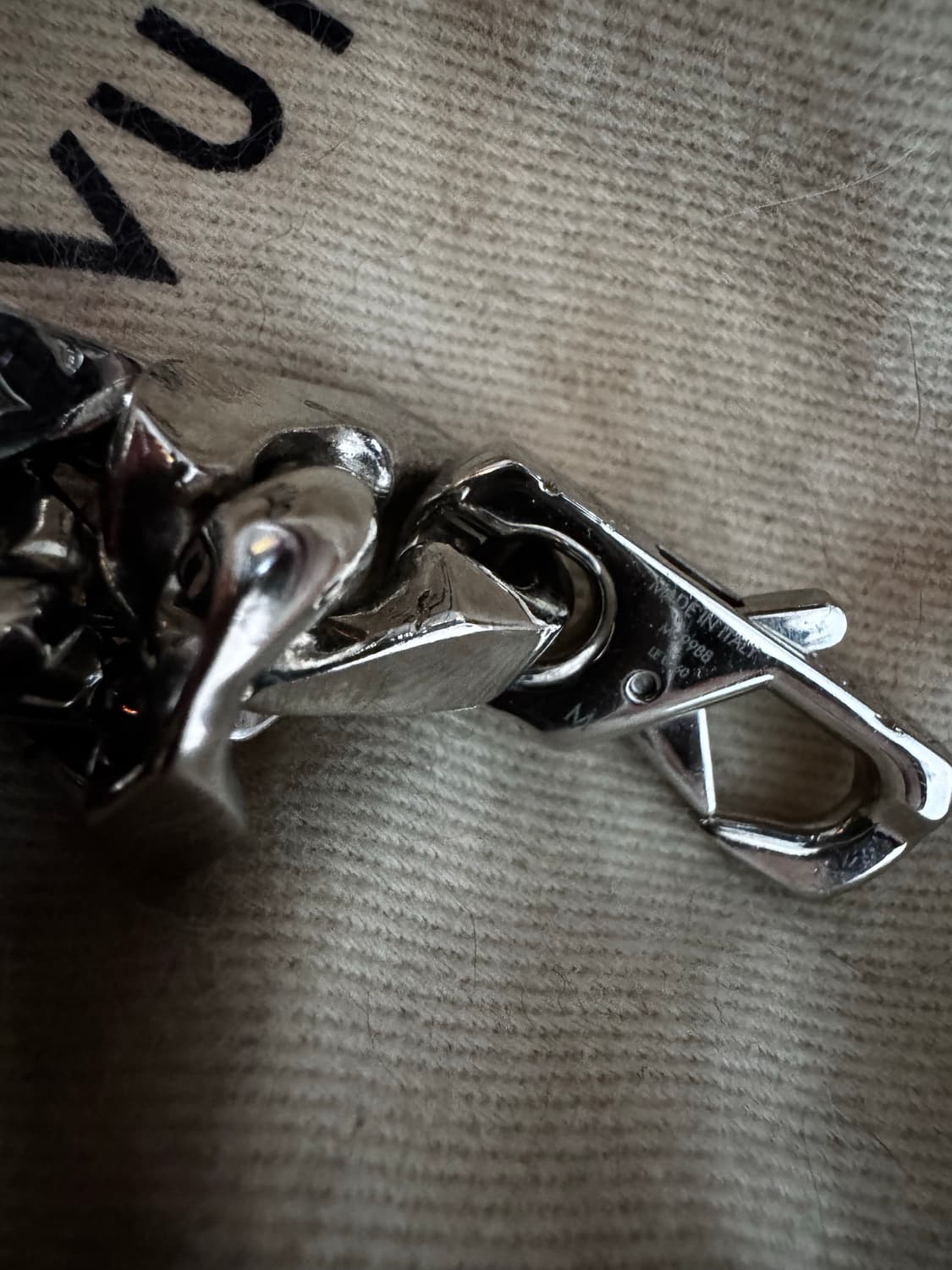 루이비통 체인 링크 팔찌 M사이즈 상품이미지4