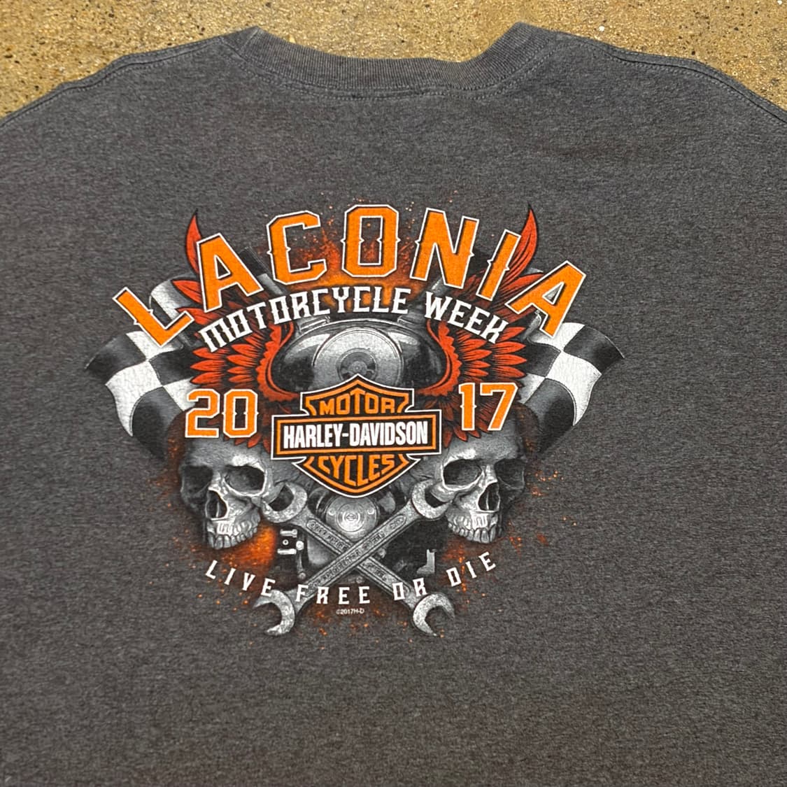 미국 빈티지 할리데이비슨 라코니아 반팔티 상품이미지2