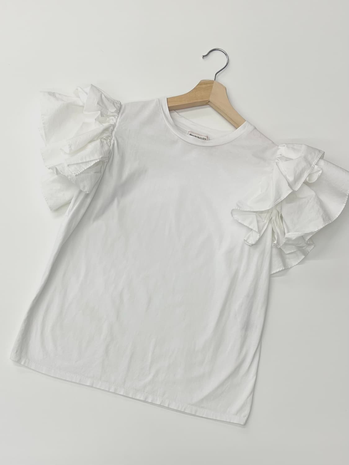 Alexander McQueen 알렉산더맥퀸 화이트 퍼프 블라우스 상품이미지1