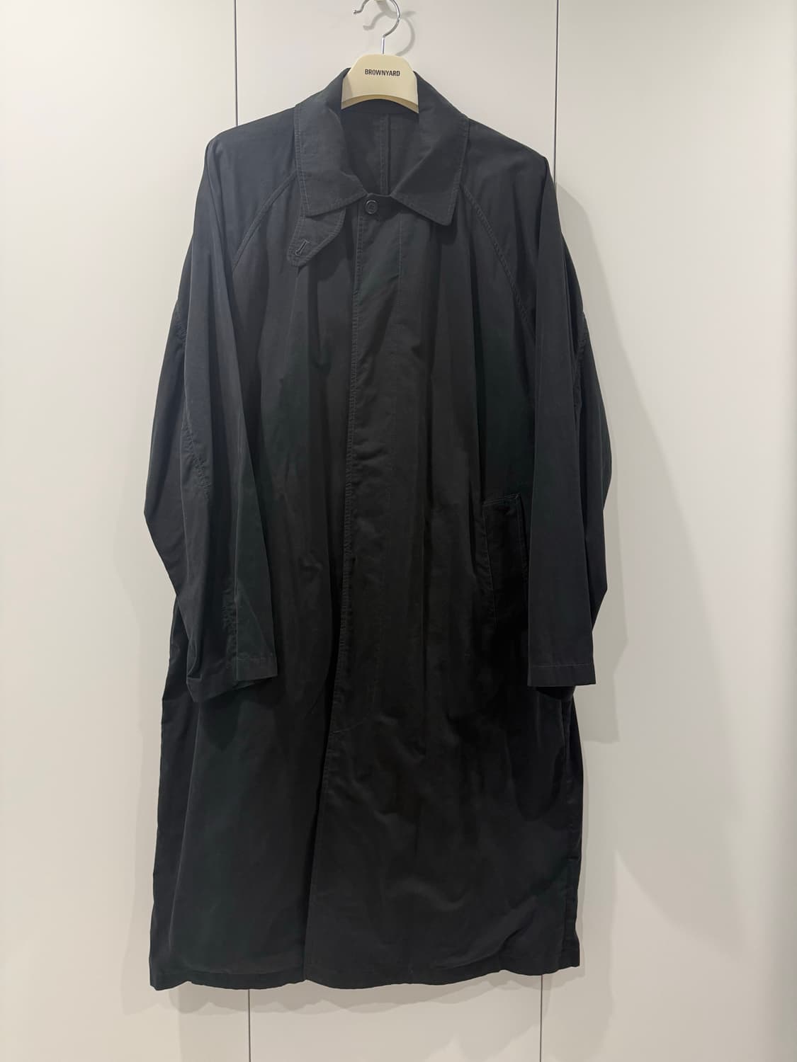 브라운야드 워시드 발마칸 코트 상품이미지4