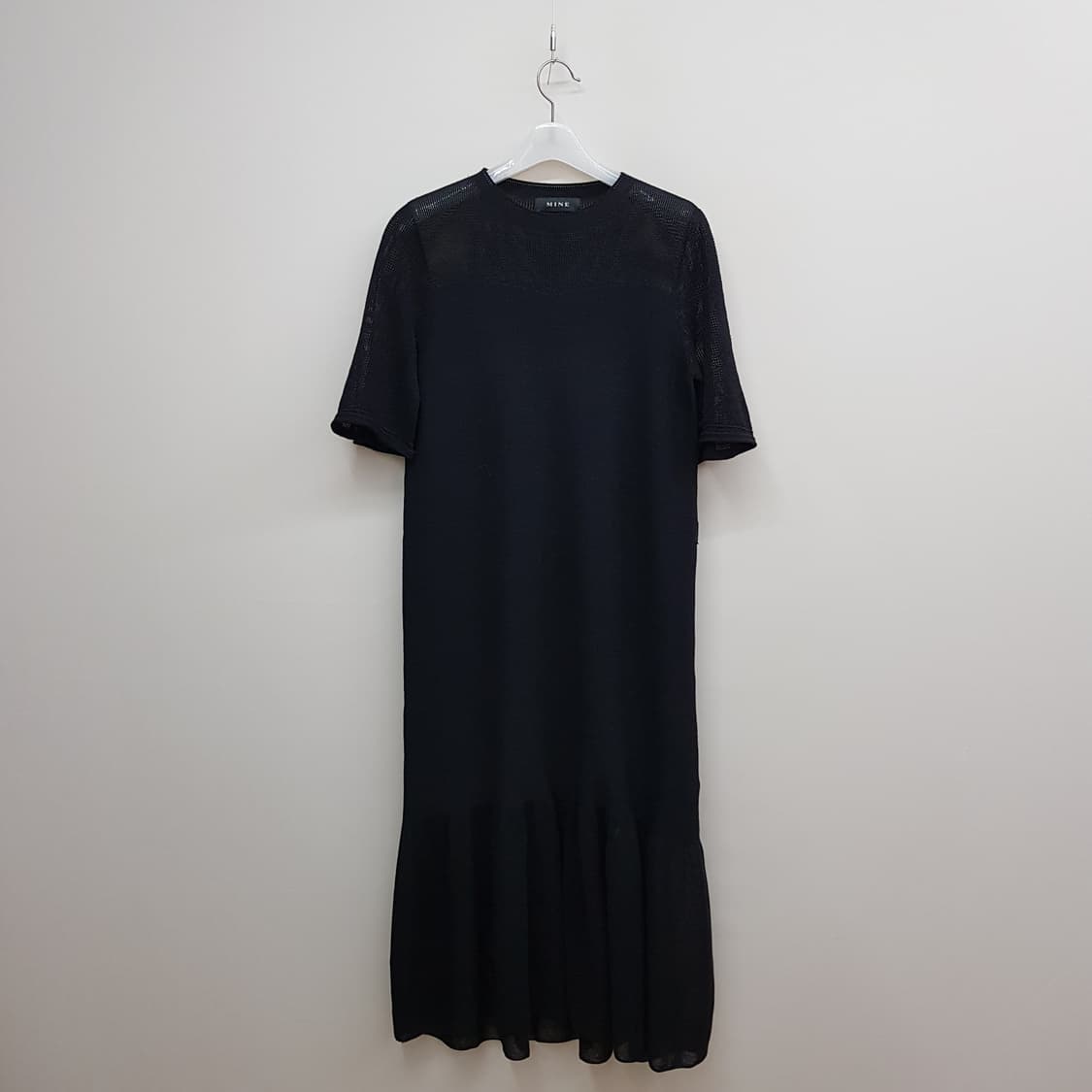 한섬 Mine 마인  시스루 니트 머메이드 롱 원피스 F사이즈 상품이미지1