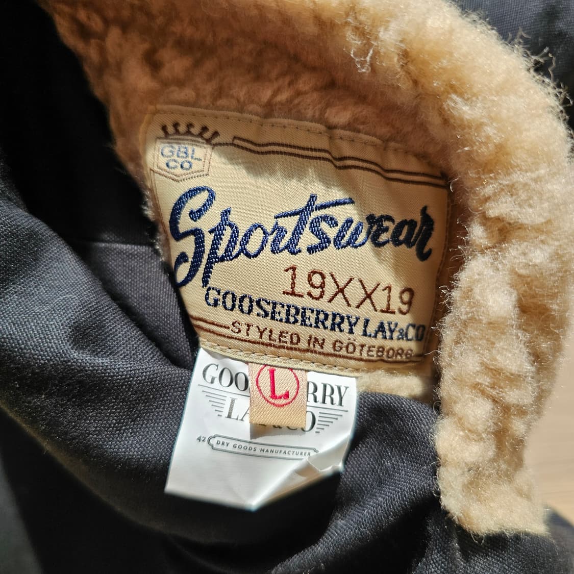 새제품) 구즈베리레이 양털 양면 조끼 베스트 아메카지 모리걸 상품이미지5