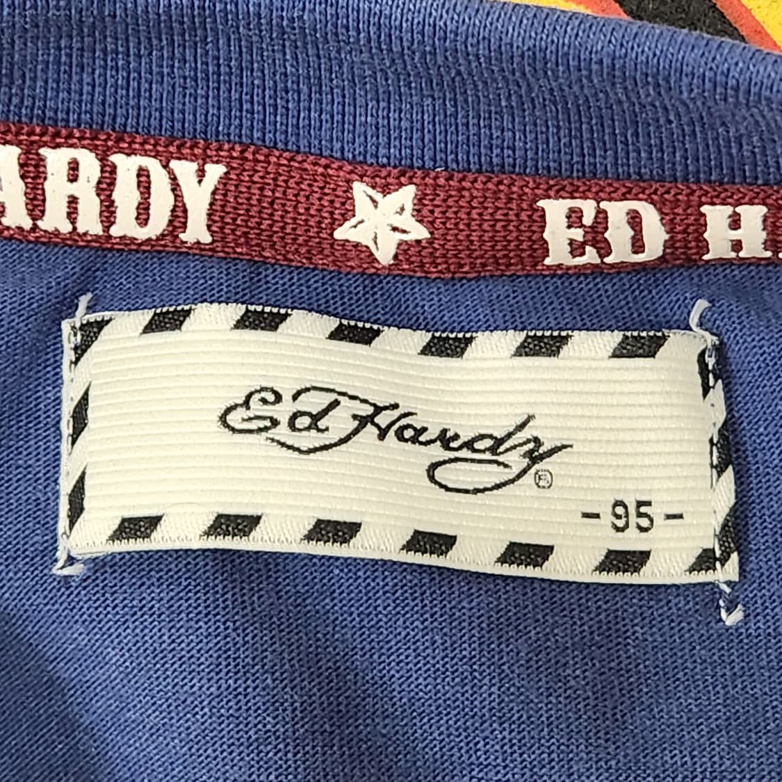 Ed Hardy 블루 타이거 그래픽 티셔츠 (95) 상품이미지4