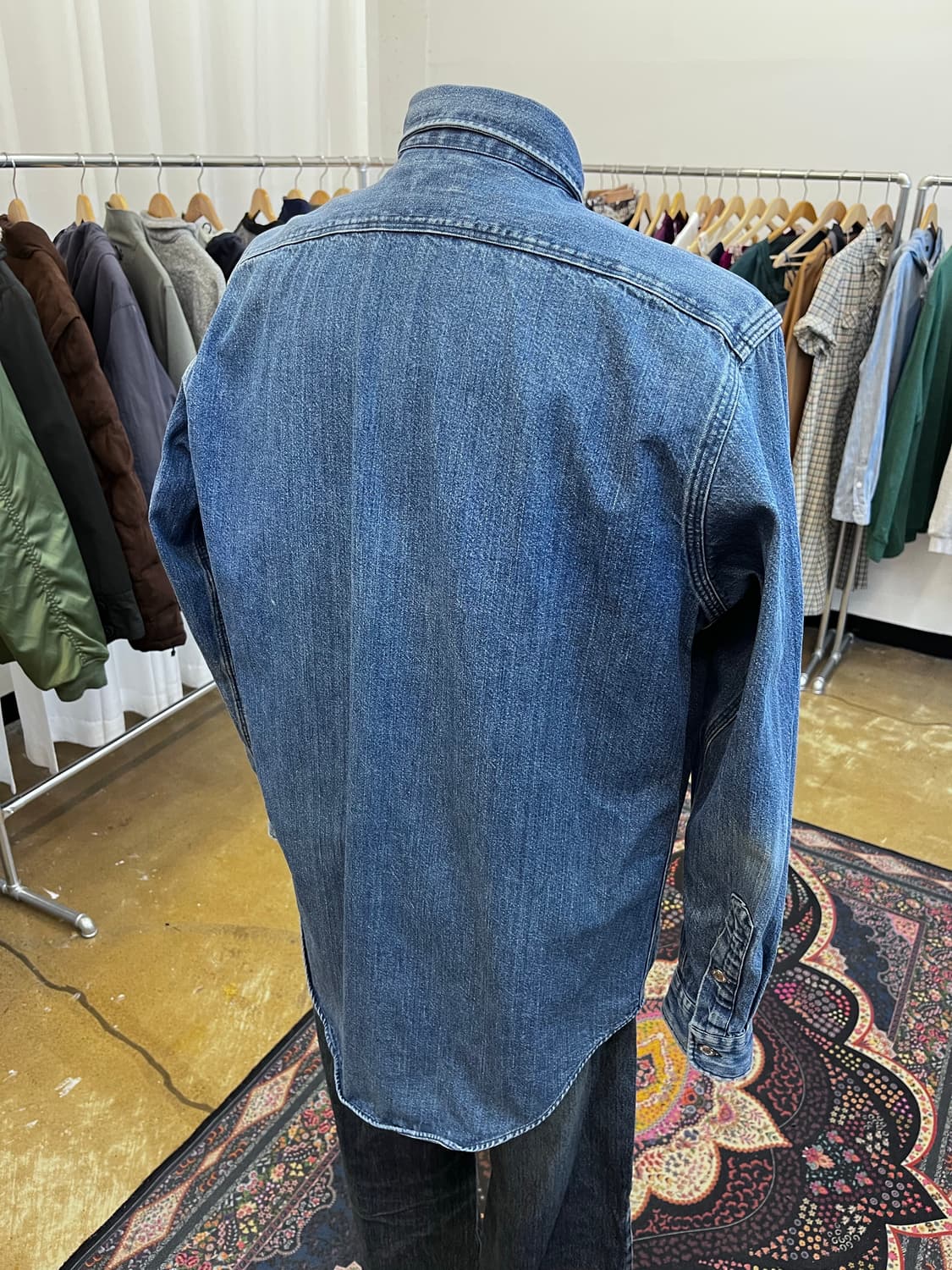 폴로 랄프 로렌 더블 포켓 데님 셔츠 상품이미지5