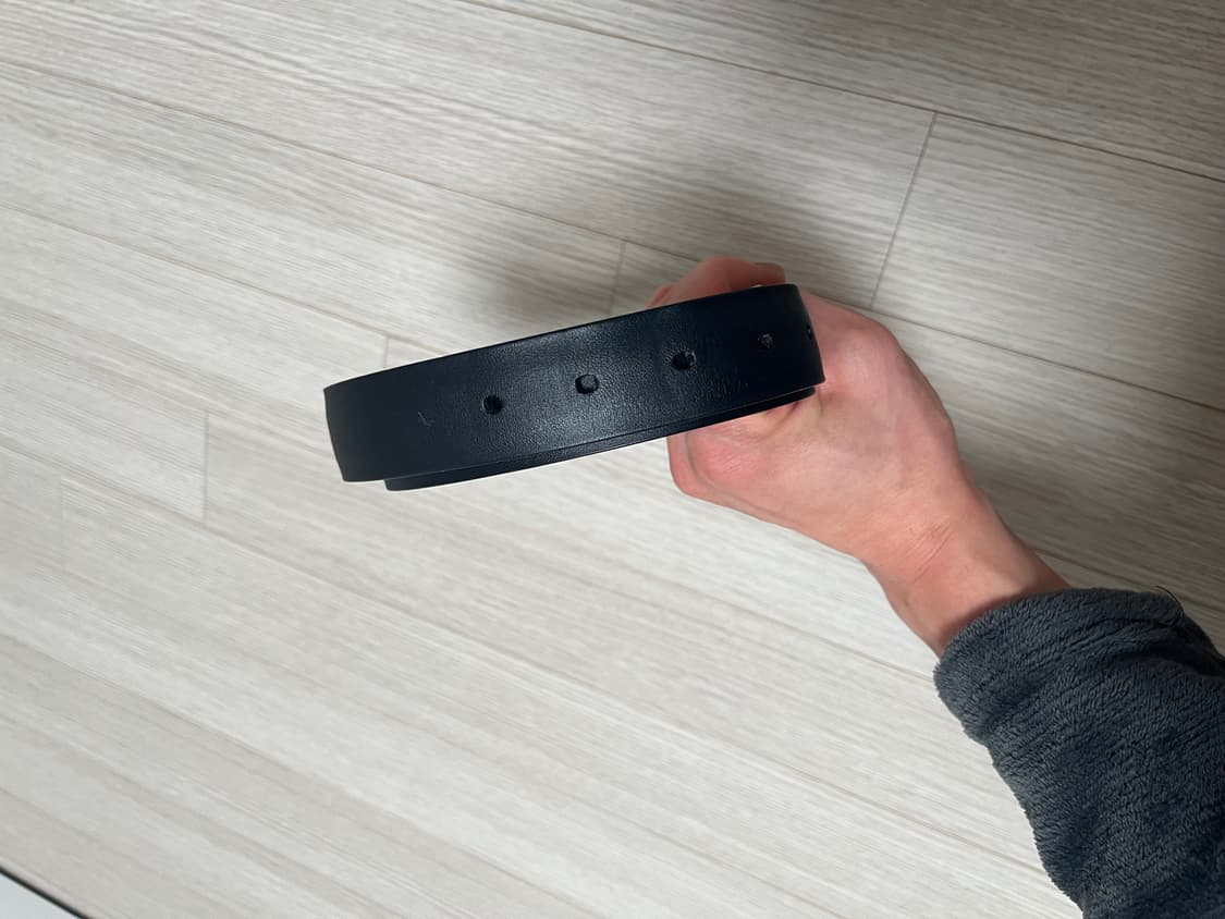 루이비통 블랙 레더 네오그램 30mm벨트 상품이미지3