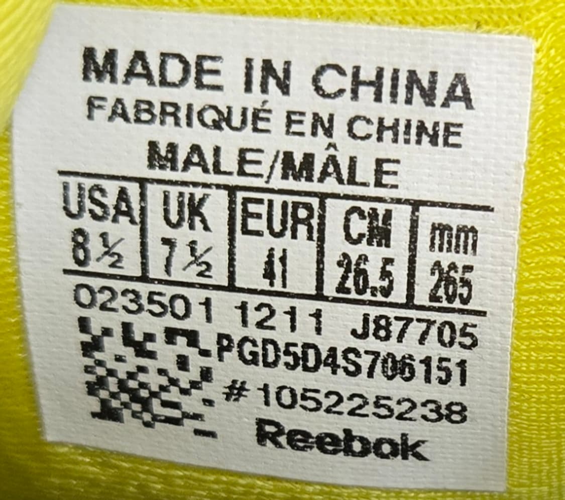 리복 265mm- 직텍러닝화 리복운동화 트레이닝화 마라리복 265mm톤화 상품이미지7