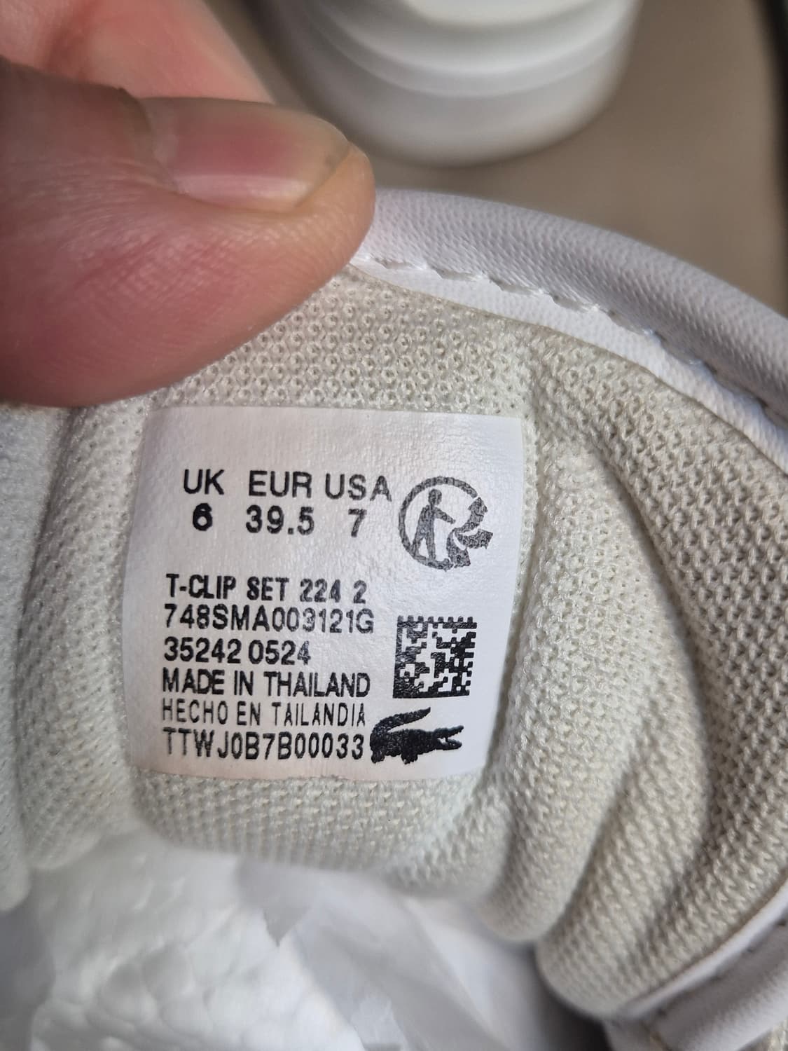 라코스테 T-CLIP 스니커즈  남녀공용 250 상품이미지8