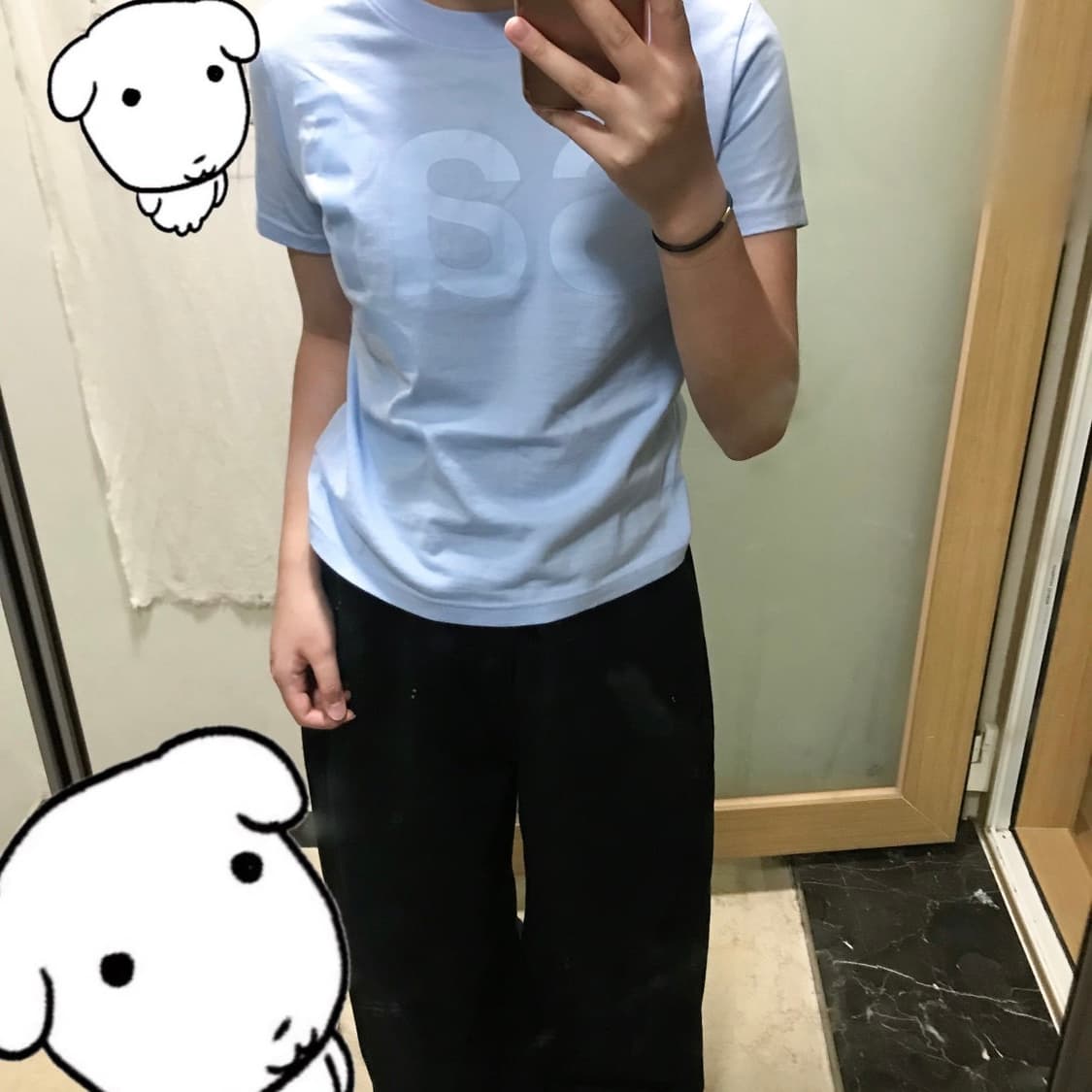 사파리스팟 베이직 티셔츠 스카이 size 1 상품이미지2