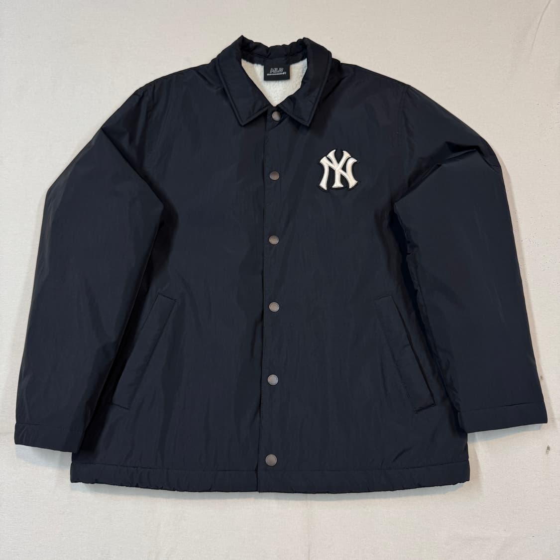L) MLB 뉴욕 양키스 블랙 코치 자켓 상품이미지1