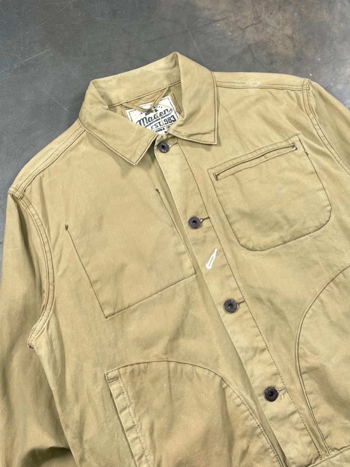 빈티지 왁스드 트러커 자켓 상품이미지2