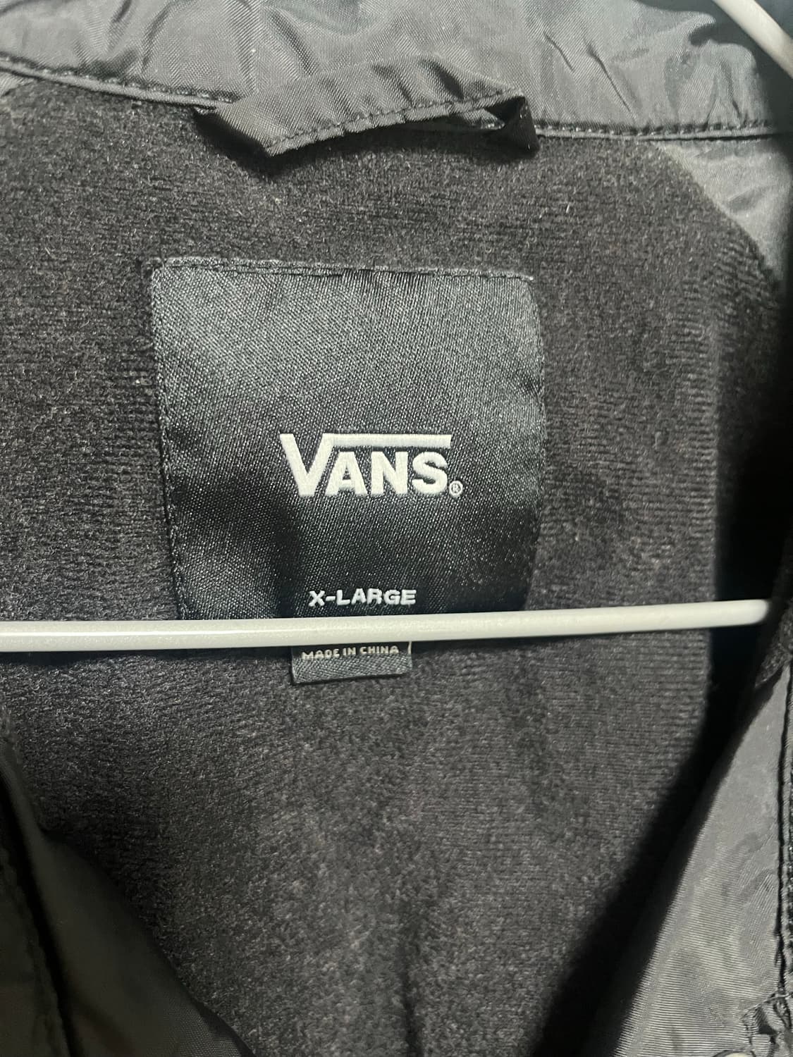 반스 블랙 코치 자켓 상품이미지3