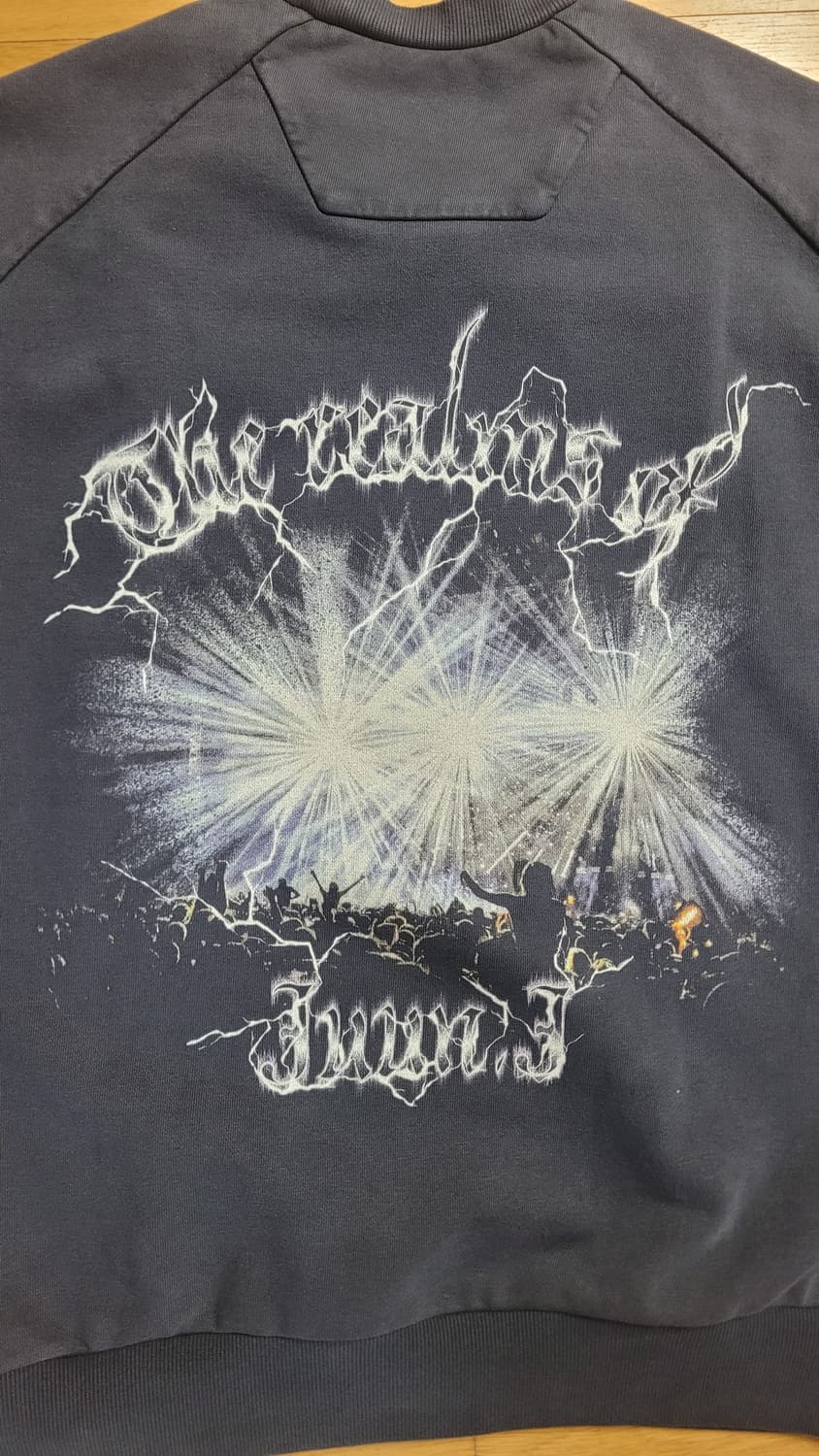 준지 / 24fw 가먼트 다잉 네이비 맨투맨 / s(105) 상품이미지7