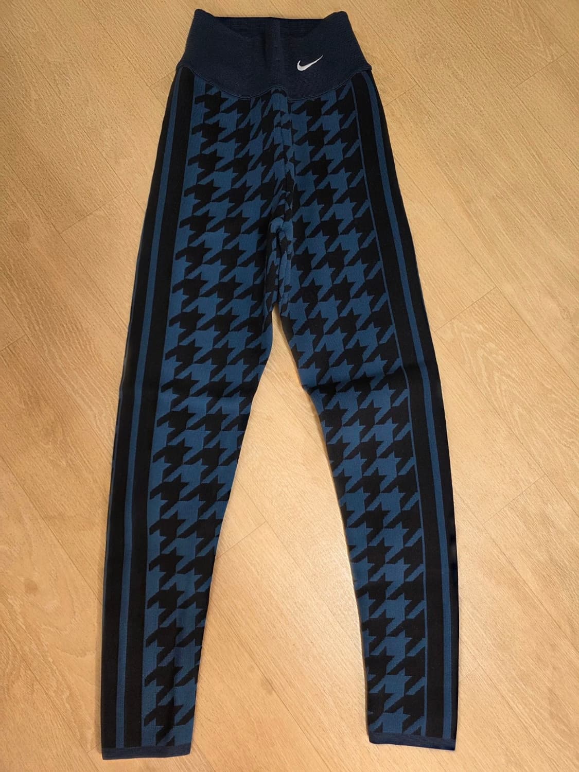 나이키 하운드투스 체크 니트 타이트 팬츠 레깅스 S 상품이미지1