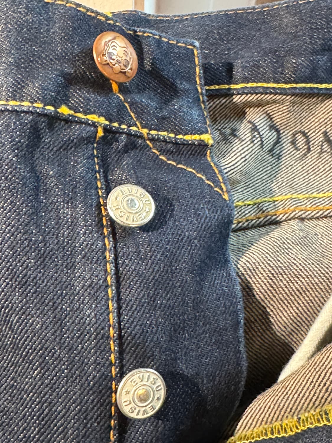 에비수 NO2 셀비지 데님팬츠 새상품 36 상품이미지6