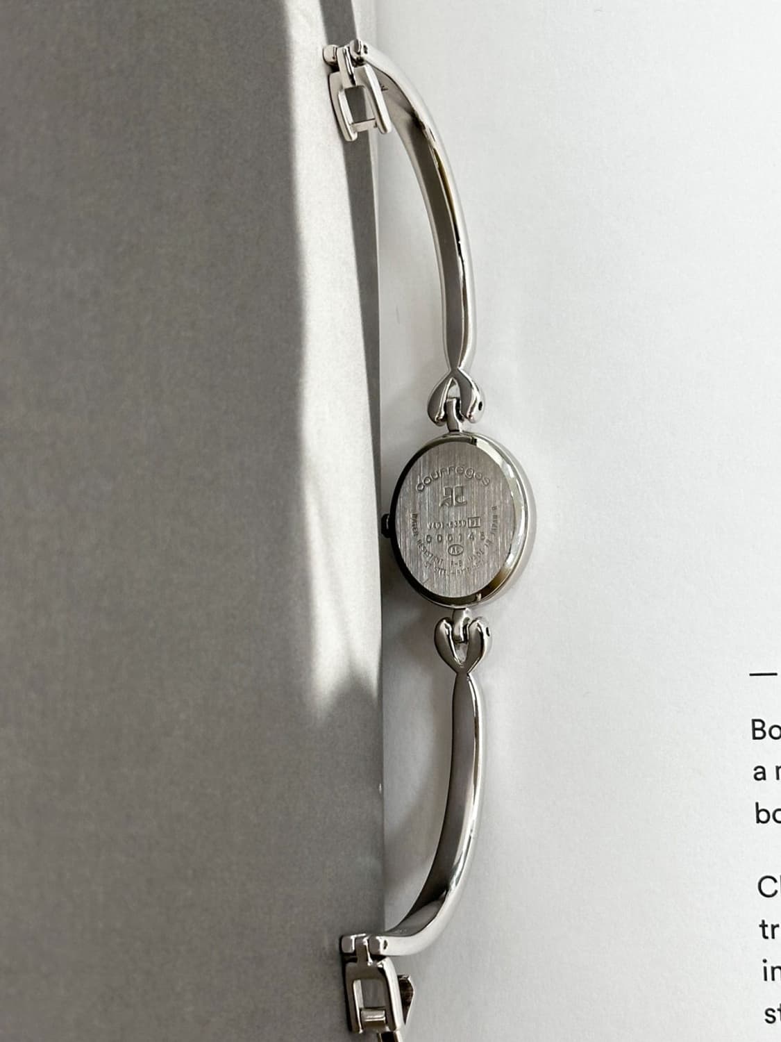 courreges / 꾸레쥬 실버 뱅글 시계  상품이미지5