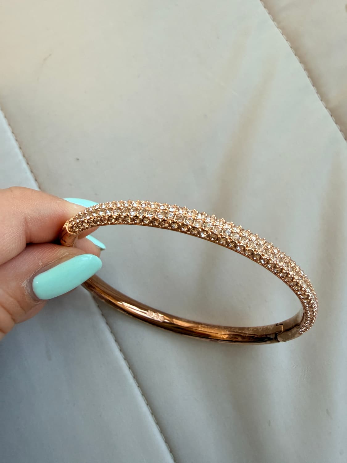 스와로브스키 로즈골드 팔찌 (변색있음) 상품이미지1