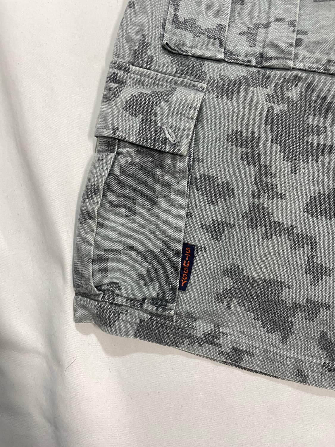 90’s USA made 올드 스투시 카모 카고 쇼츠 상품이미지6