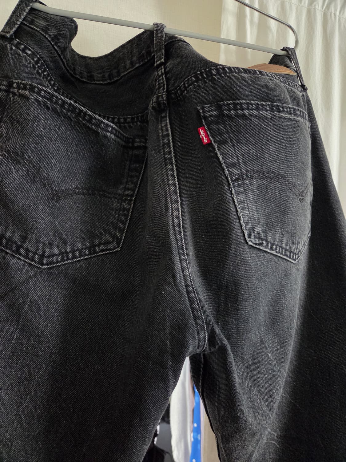 리바이스 프리미엄 501 흑청 블랙진 36×30 상품이미지2