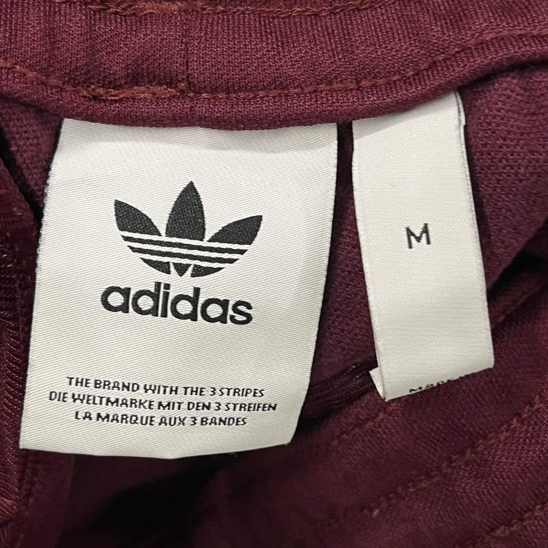 [정품/M] 아디다스 베켄바우어 트랙 팬츠 버건디 b18 상품이미지5