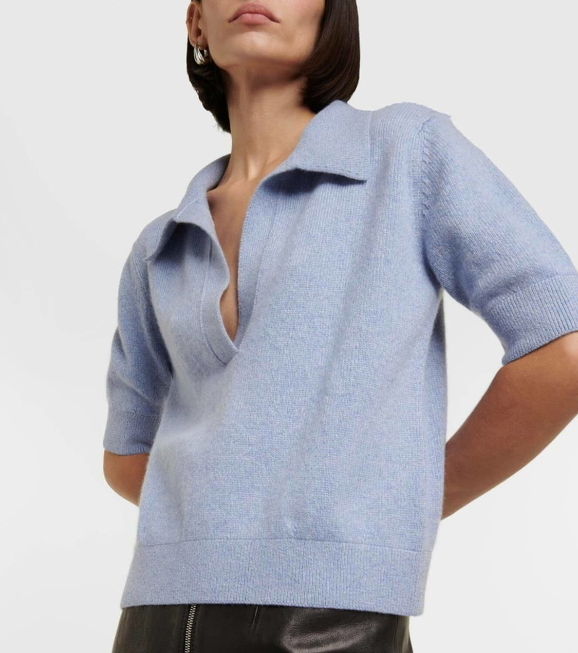 (정품/새상품) KHAITE 케이트 여성 캐시미어 폴로 니트 상품이미지7