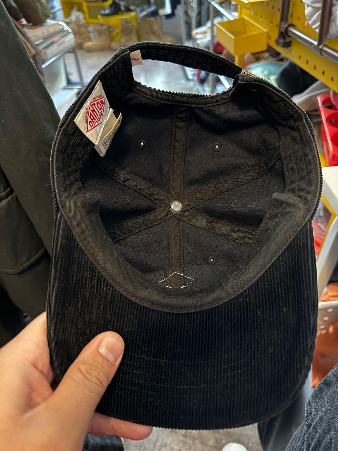 단톤 6패널 코듀로이 볼캡 OS 상품이미지2