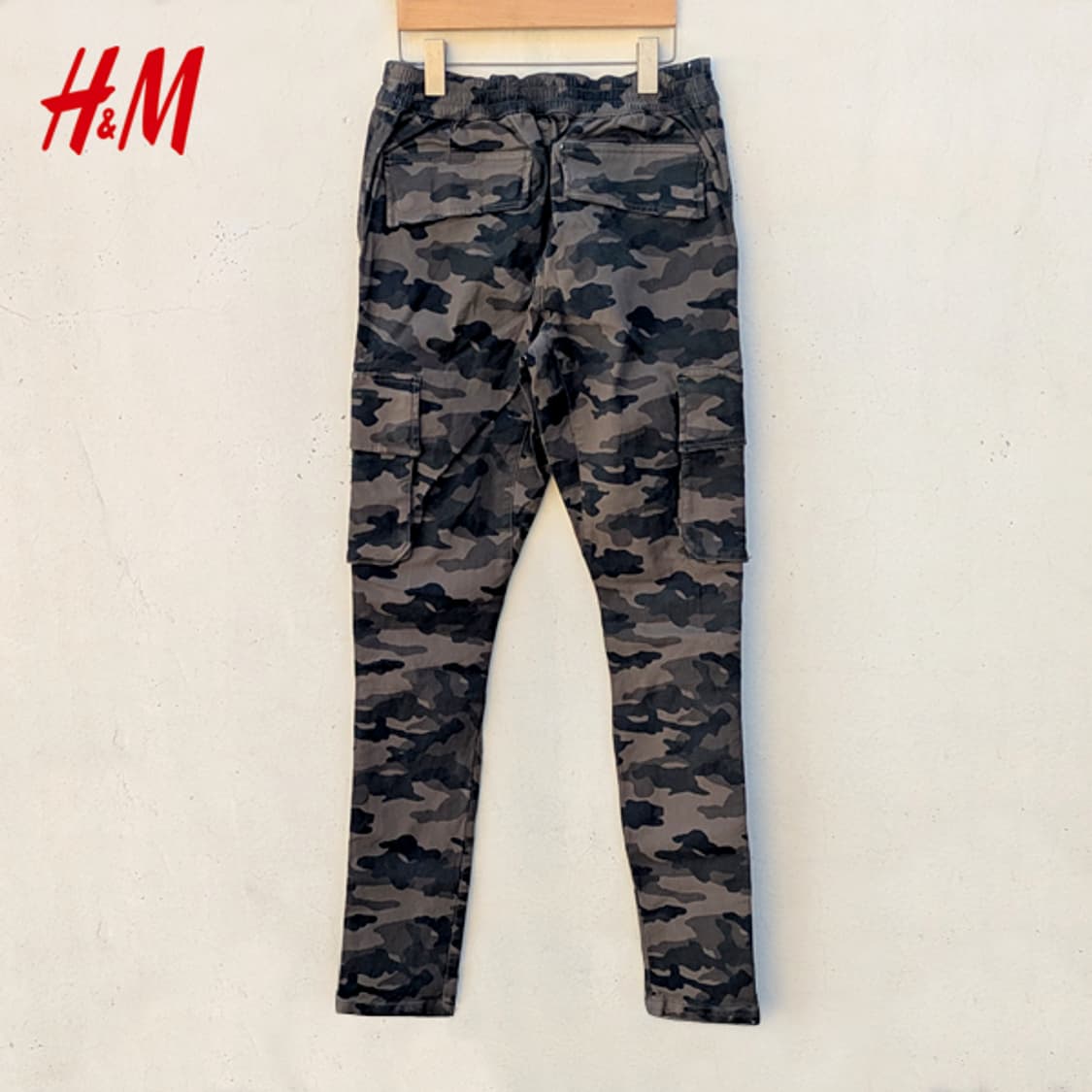 H&M / 카고 팬츠 슬림핏 (Camouflage) 상품이미지3
