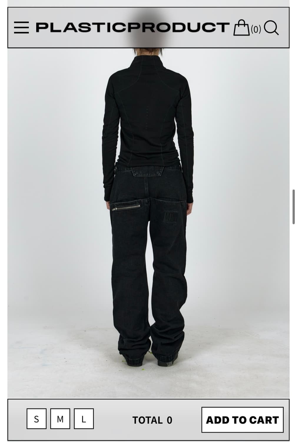 플라스틱 프로덕트 리빌드 팬츠 L 상품이미지4