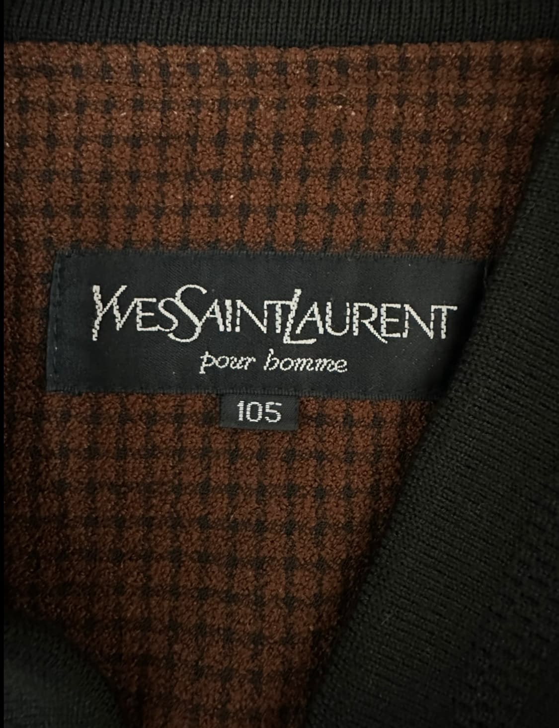 YSL 입생로랑 브라운 블루종 자켓 상품이미지5