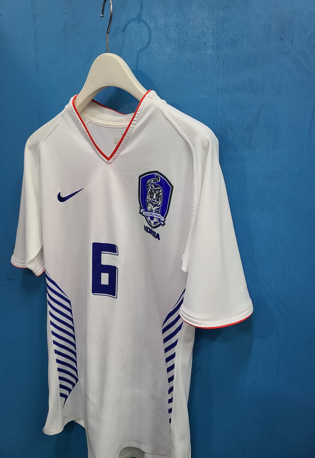 20살 06 나이키 국대 어웨이 축구유니폼 6번마킹 상품이미지4