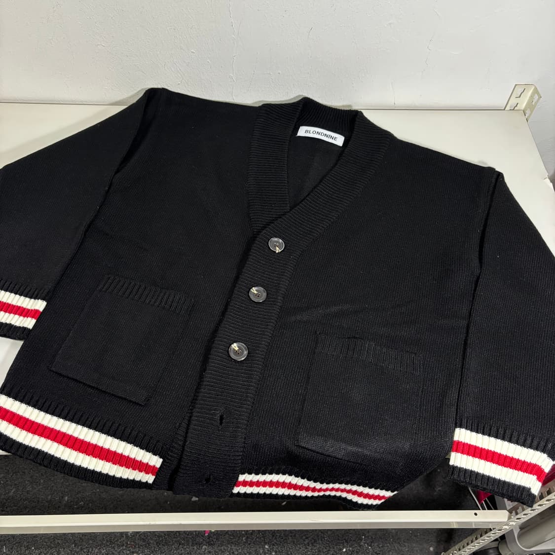 95 블론드나인 블랙 가디건 상품이미지1