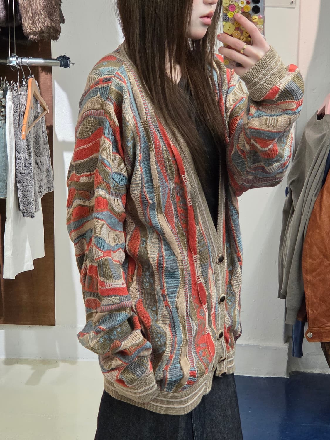 Emaroo 오스트레일리아 코튼 케이블 가디건 상품이미지3